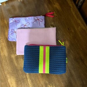 Set Of 3 Ipsy Makeup Cosmetic Bags